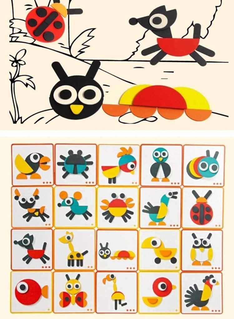 Wooden Puzzle Toy in the Shape of Animals - Image 2