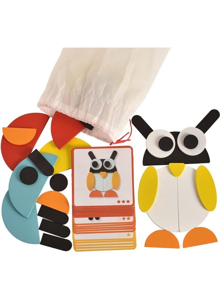 Wooden Puzzle Toy in the Shape of Animals - Image 1