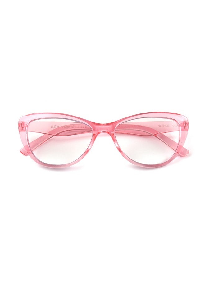 Betsey Johnson Womens Yara Glasses Blue Light Glasses, Crystal Pink, 40Mm Us  - Image 4