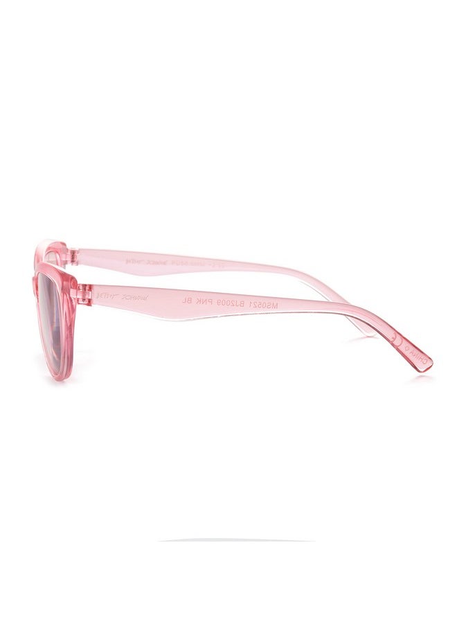 Betsey Johnson Womens Yara Glasses Blue Light Glasses, Crystal Pink, 40Mm Us  - Image 3