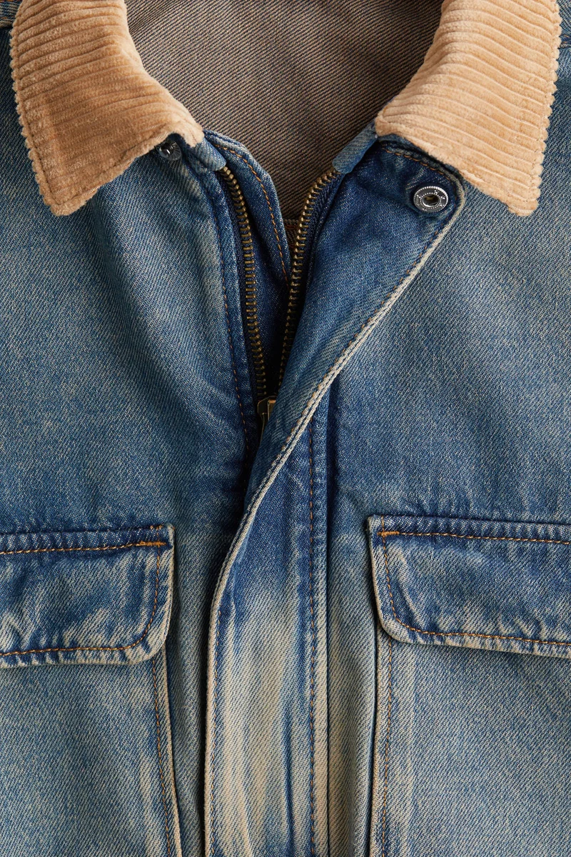H&M Collared Denim Jacket