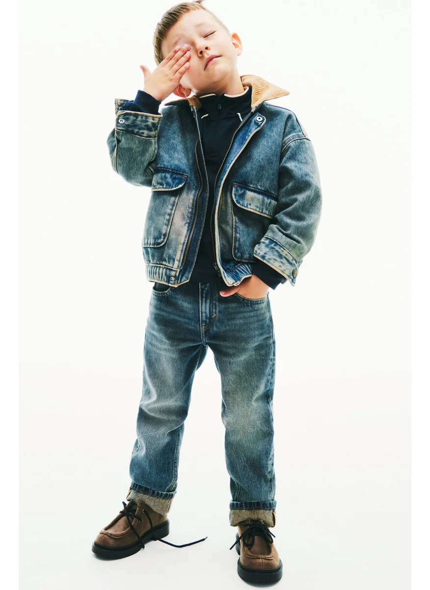 اتش اند ام Collared Denim Jacket