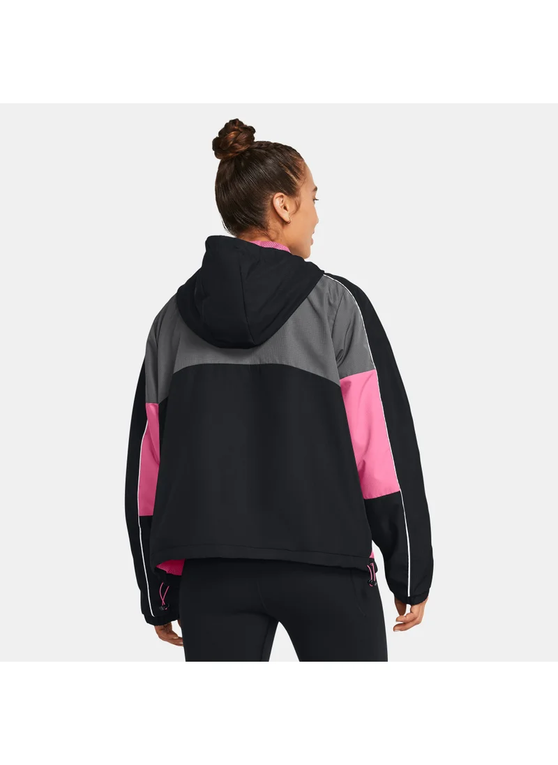 UNDER ARMOUR Women's Colourblock Windbreaker Jacket