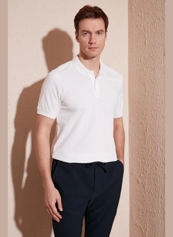 Buratti  Buratti Cotton Regular Fit Button-Down Polo Collar T-Shirt Men's POLO COLLAR T-SHIRT 5902739 for Men | Best Price UAE