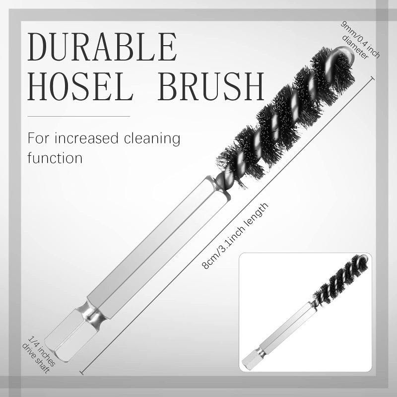 Hotop Golf Clubs Head Hosel Brush Golf Shaft Ferrules Brush Wire Brush Cleaning Tool Electric Drill Wire Brush for Iron and Wood(2 Pieces) - Image 2
