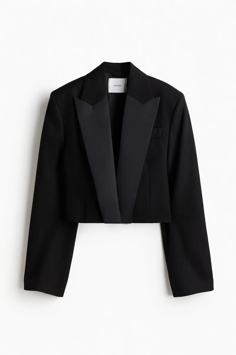 H&M Wool tuxedo blazer