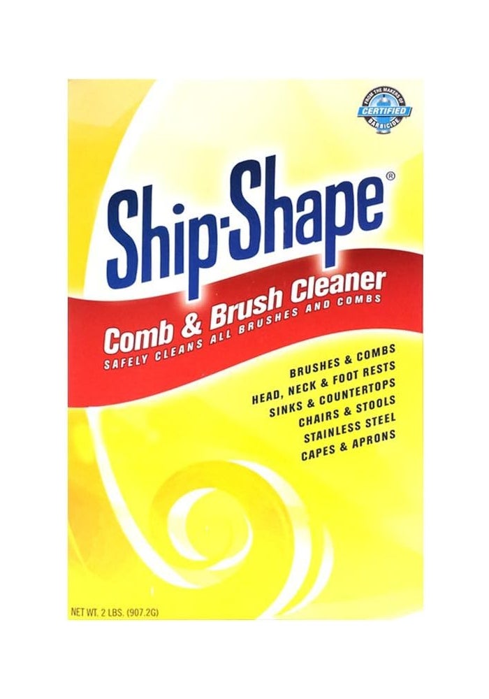 Ship-Shape Comb & Brush Cleaner - 32 Ounce for Effective Cleaning of Brushes and Combs