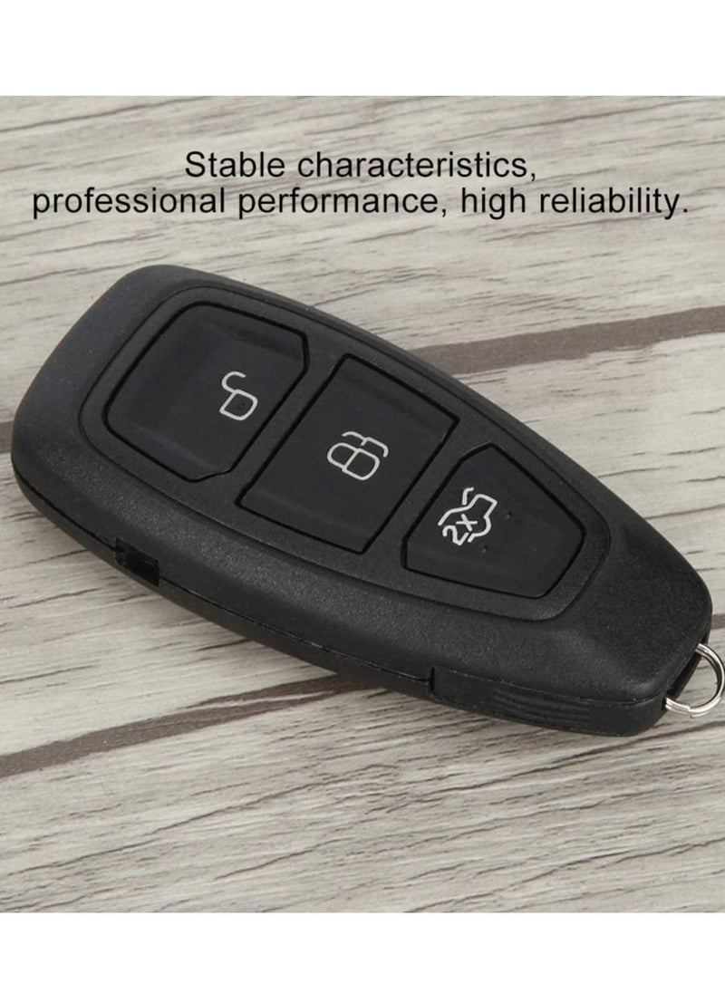 Remote Car Key, 3 Buttons 433Mhz Keyless Entry Remote Control Car Key Fob Fits for Ford KR55WK48801 Replacement