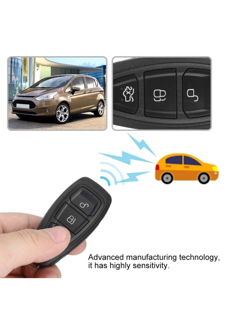 Remote Car Key, 3 Buttons 433Mhz Keyless Entry Remote Control Car Key Fob Fits for Ford KR55WK48801 Replacement