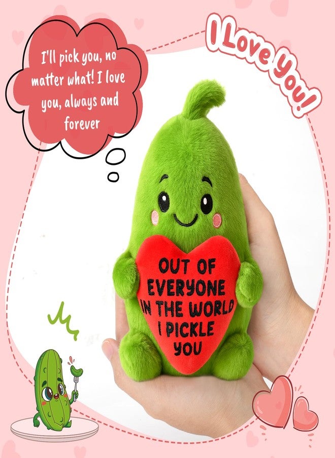 LuoHere Valentines Funny Gifts for Him Her Girlfriend Boyfriend GF Wife Husband Anniversary Birthday Gifts for Women Men Couples Easter Fathers Mothers Day I Love You Pickle Gifts Christmas Stocking Stuffers - Image 5