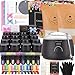 SAEUYVB Candle Making Kit for Adults with Hot Plate DIY Starter Soy Candle Making SuppliesKit Perfect as Home DecorationsBlack - Image 4