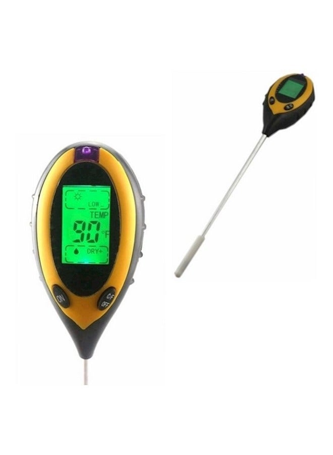 Generic 4 In 1 Digital Soil Tester Yellow/Black/Green 8 inch  - Image 3