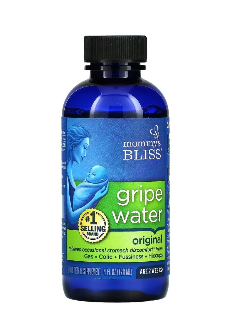 Mommy's Bliss Gripe Water Original Age 2 Weeks+ 4 fl oz (120 ml) - Image 2