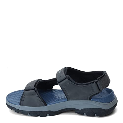 SKECHERS صندل مائي مفتوح من سكيشرز للرجال، رمادي، 14 - Image 4