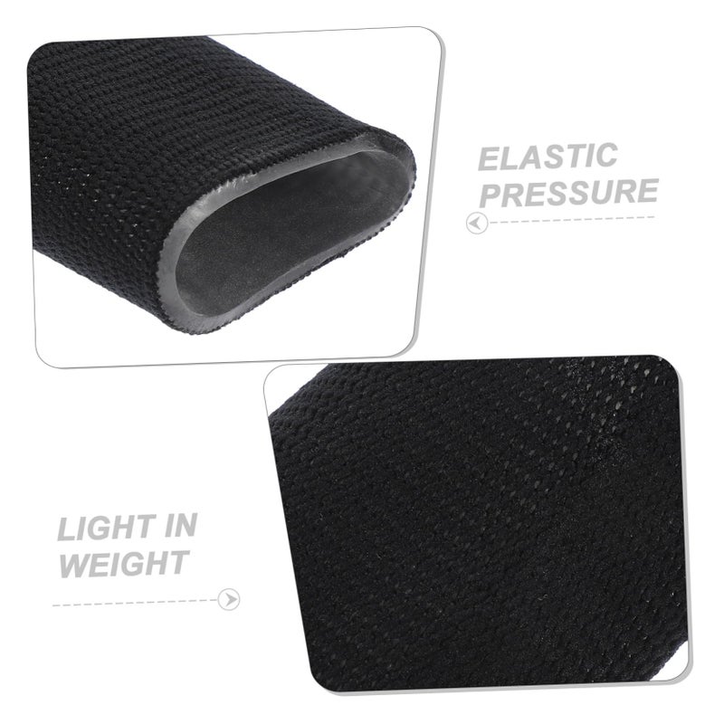 Ankle Support Braces 2Pcs Set Adjustable Compression Sleeves For Men Women Black - Image 4