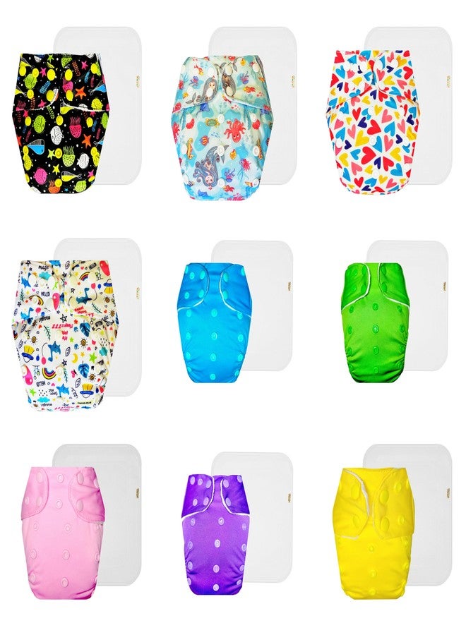 حفاضات دمبلدو القماشية الممتازة مع حشوة قطنية (عبوة من 9) | ملائمة ومريحة | تسمح بمرور الهواء | مناسبة للسفر | موثوقة من قبل الأمهات | من 3 أشهر إلى 3 سنوات | للجنسين - Image 1