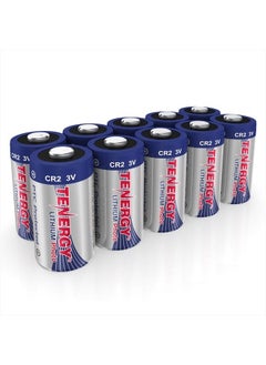 CR2 3V Lithium Battery Non-Rechargeable PTC Protected High Performance CR2 Batteries for Flashlight, Digital Cameras, Toys, Alarm Systems (Not for Arlo Camera) 10 Pack