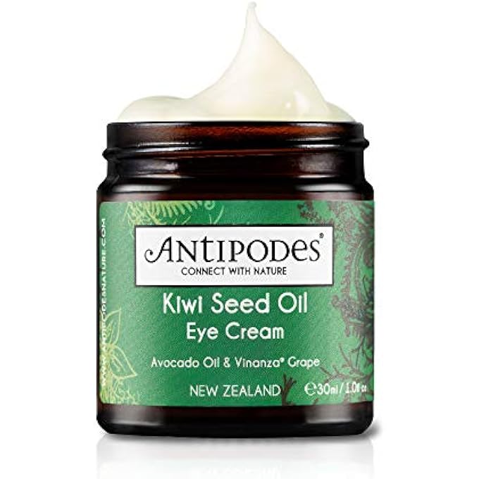 ANTIPODES Kiwi Seed Oil Eye Cream ? Anti Aging Eye Cream For Youthful Looking Skin ? Eye Cream Anti Aging ? with Vitamin C Skincare Ingredient Kiwi Seed Oil ? Vegan Eye Cream ? Fine Lines, - Image 1
