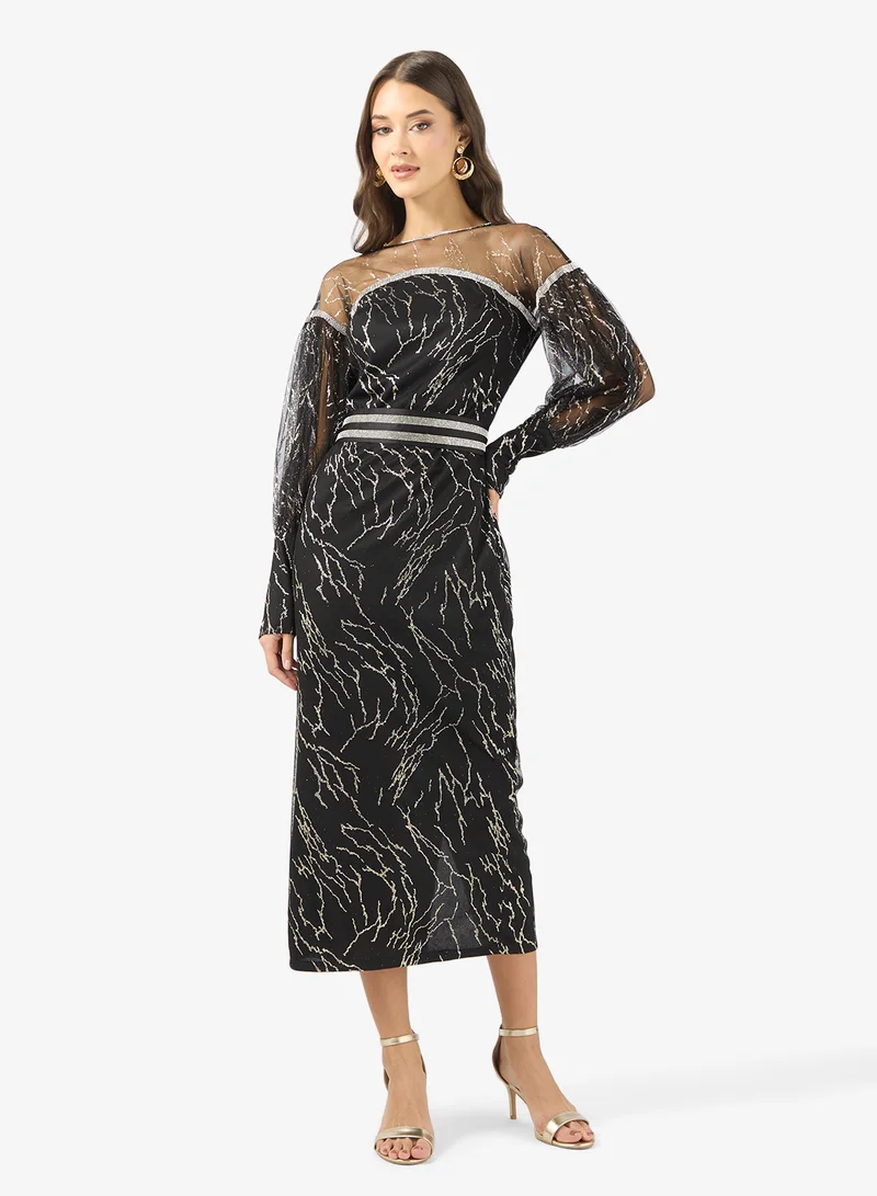 Embellished Evening Dress