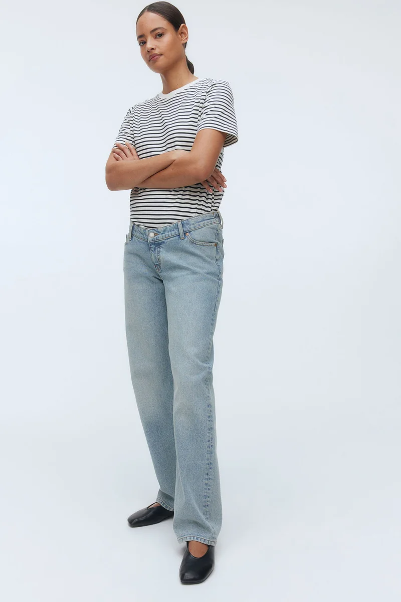 H&M MAMA Before &amp; After Straight Low Jeans