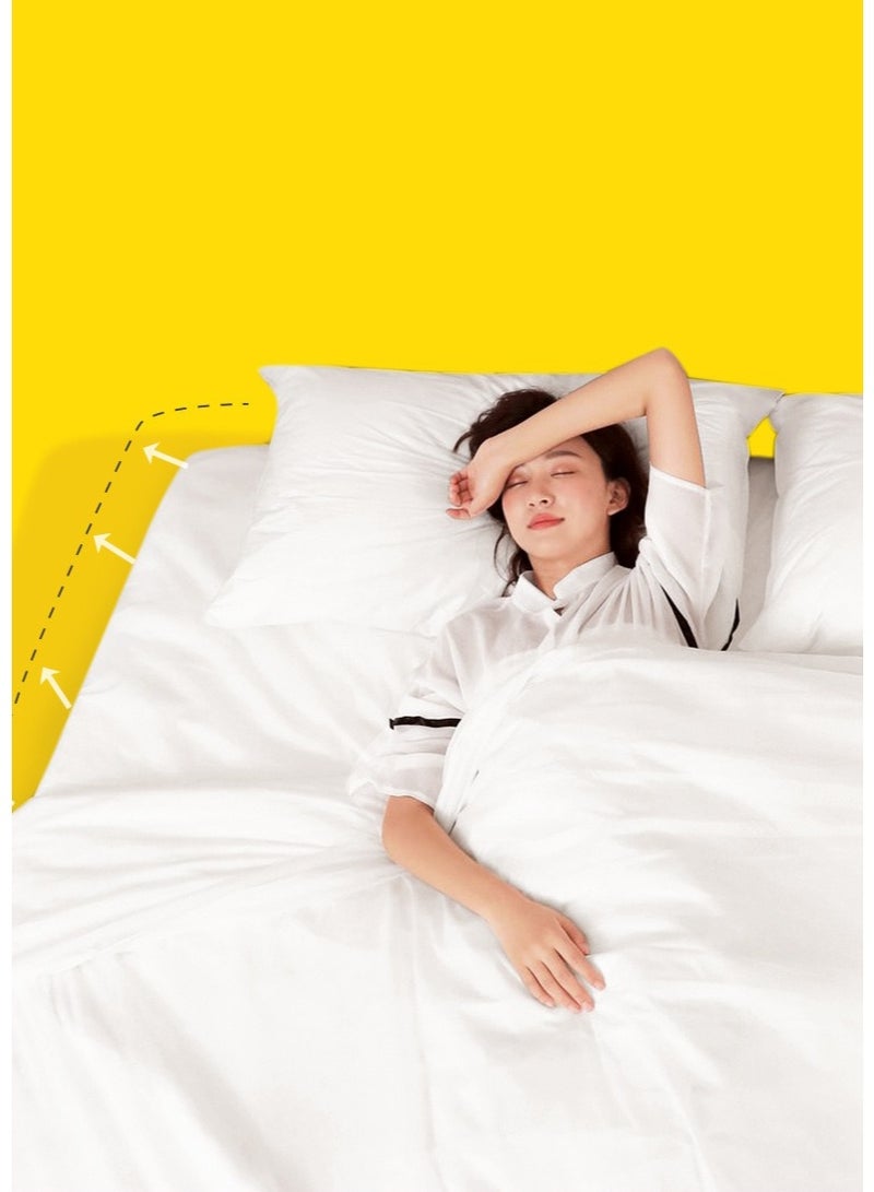 Disposable Bed Sheet for Travel, Disposable Sheets Queen Size with Quilt Cover and Pillowcase,Travel Sheet for Hotel Travel Essentials for Cruise,Camping,SPA - Image 4