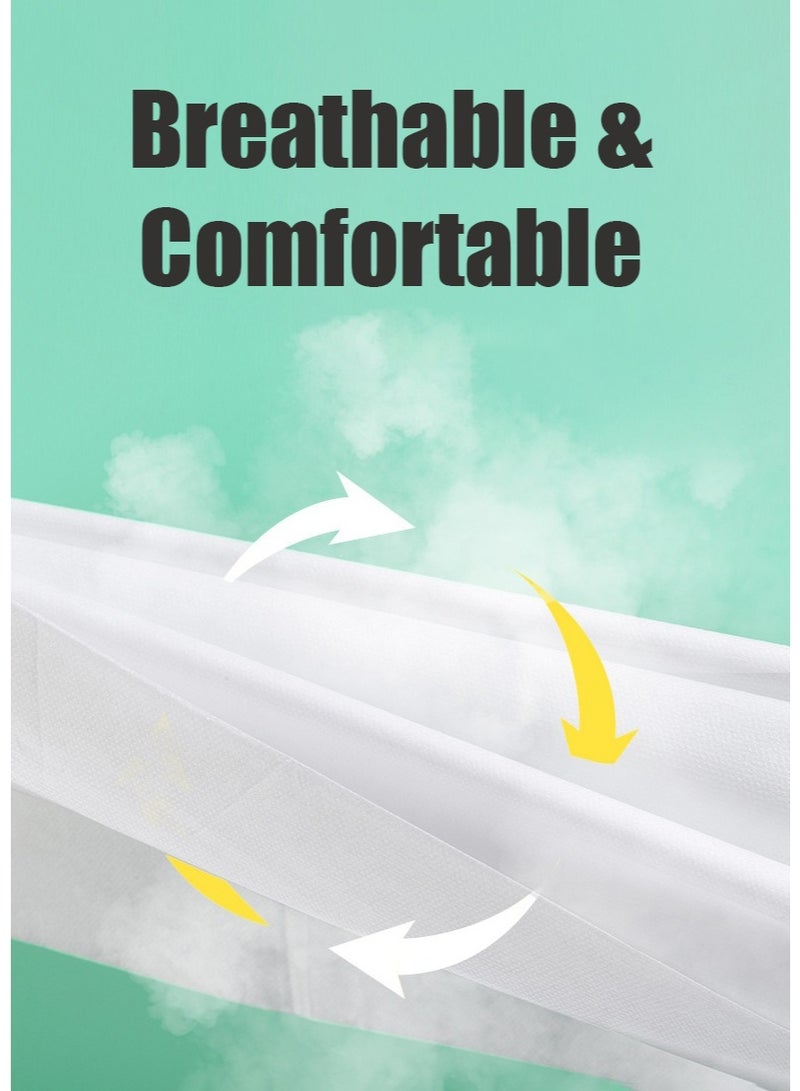 Disposable Bed Sheet for Travel, Disposable Sheets Queen Size with Quilt Cover and Pillowcase,Travel Sheet for Hotel Travel Essentials for Cruise,Camping,SPA - Image 3