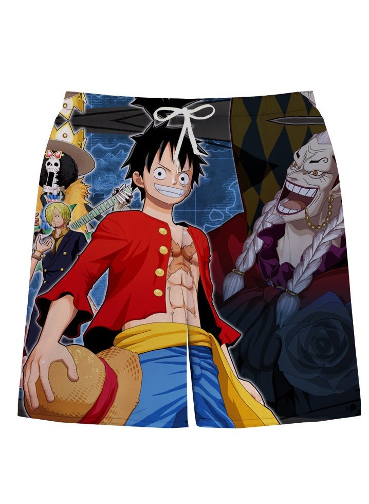 KUYING Summer One Piece Loose Home Five Guarter Shorts  - Image 1