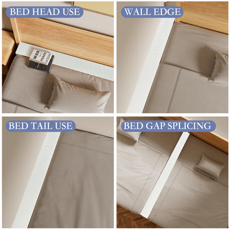DEEPSHARK Mattress Gap Filler, Bed Gap Filler for King,Mattress Extension Filler for Headboard Seams, Bed Space Space Cracks White(78"Ã—6"Ã—8", King) - Image 5