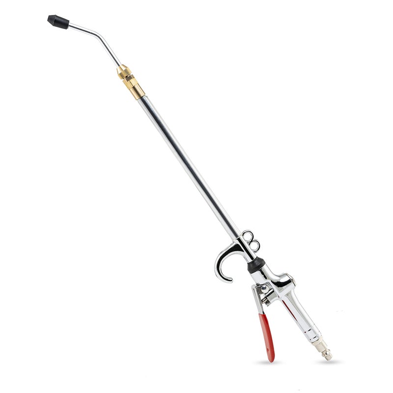NEIKO 31122A High Flow Air Blow Gun, 17-26 Inch Extensible Air Nozzle Blow Gun, Pneumatic Air Compressor Accessories, Blow Gun Air Tool, Operating Pressure 80-120 PSI, 360 Degree Swivel Hook - Image 1