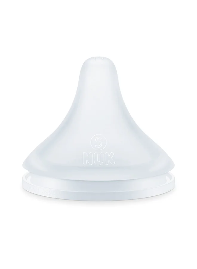 NUK Perfect Match Baby Bottle Teat | From 0 Months | Adapts To Baby | Anti-Colic | Bpa Free | Silicone Teat For Bottles, Small | Pack Of 2