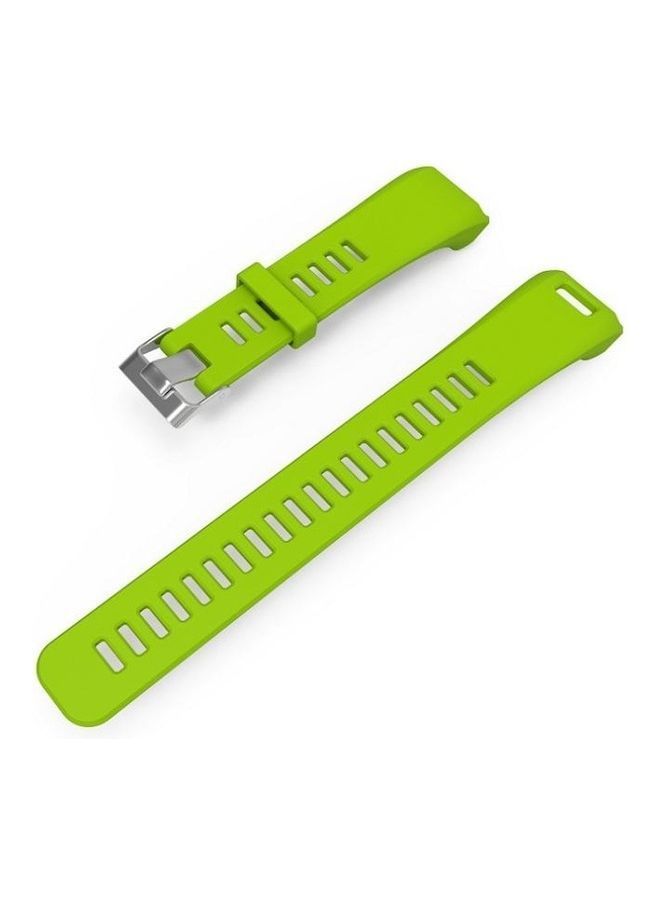 NIBEMINENT Silicone Sport Watch Strap for Garmin Vivosmart HR 1 Green - Image 3