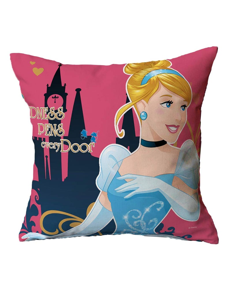 Athom Trendz Disney- Athom Living- Princess- Cinderella- Kids- Cushion Cover- 40x40cm (16"x16") (M8) - Image 2