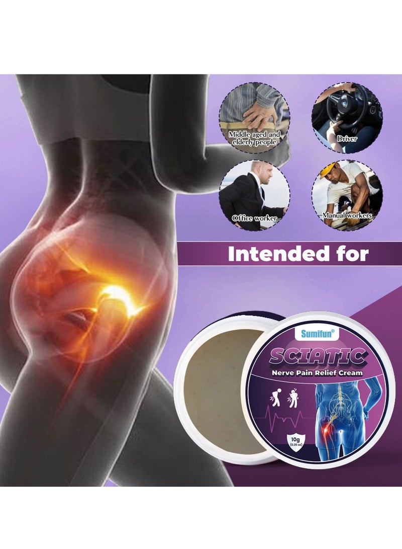 سوميفون كريم لتخفيف آلام العصب الوركي، 10 جرام، تسكين فعال لآلام العصب الوركي، يهدئ الانزعاج الناتج عن الجلوس لفترات طويلة - Image 3