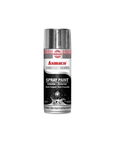 Asmaco Asmaco Spray Paint Chrome Silver - Silver Glossy - 400ml  - Image 3