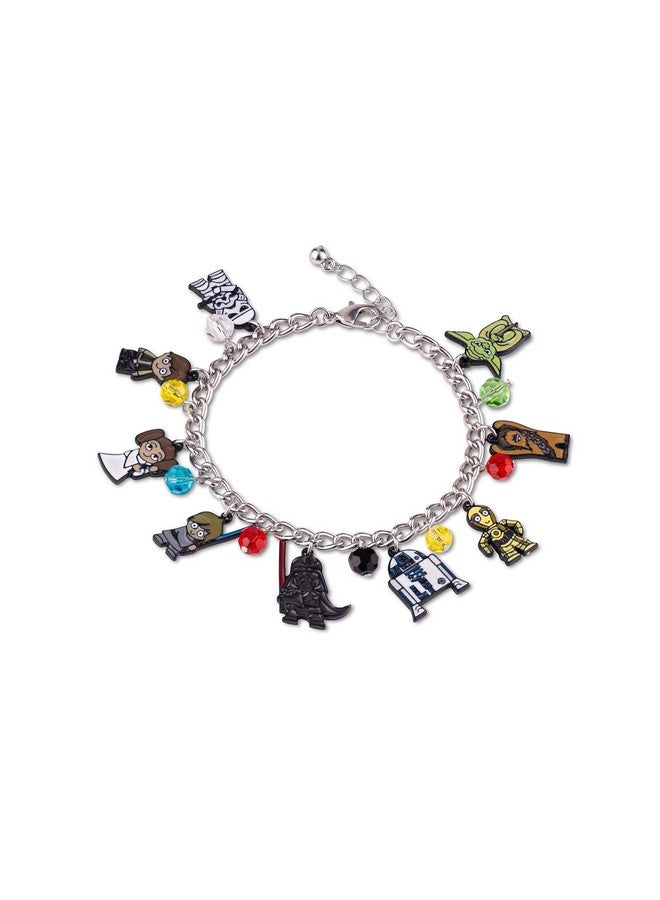 STAR WARS Cute 15Mm Chibi Characters Pendant Enamel Charms Bracelet Jewelry - Image 1