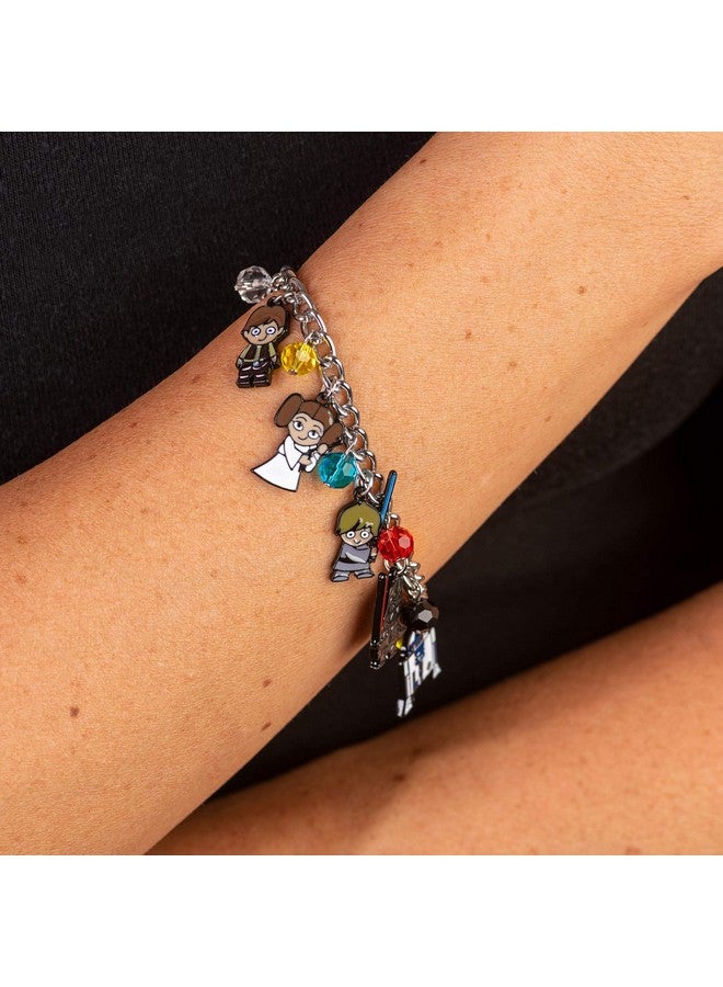 STAR WARS Cute 15Mm Chibi Characters Pendant Enamel Charms Bracelet Jewelry - Image 5