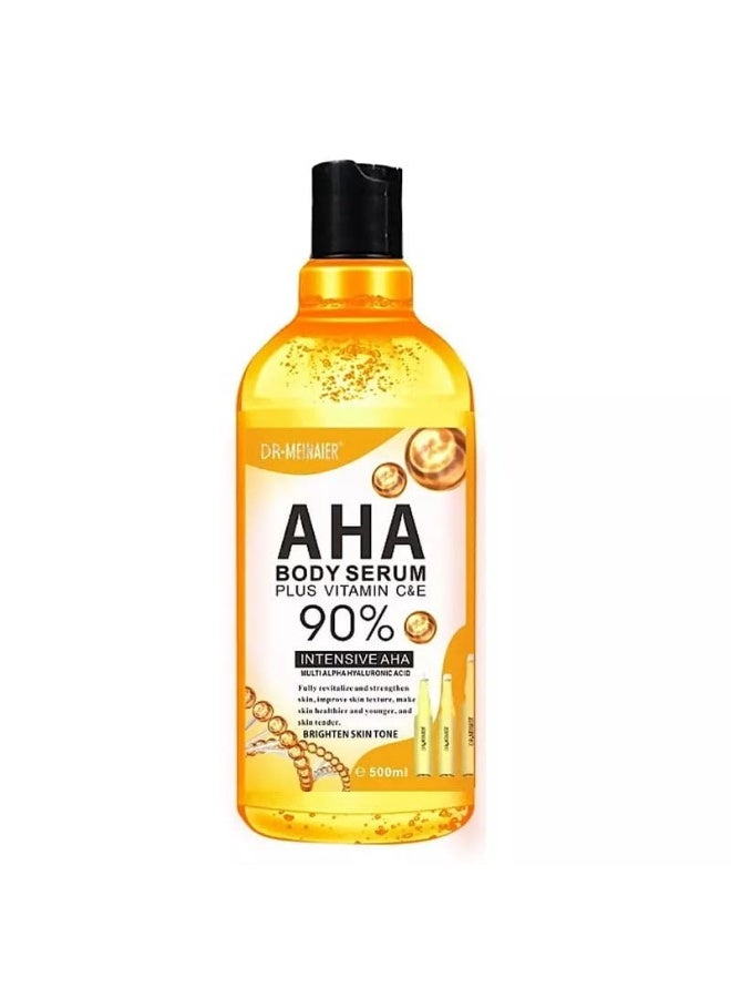 سيروم الجسم د. ميناير AHA مع فيتامين C&E 90% مكثف AHA 500 مل