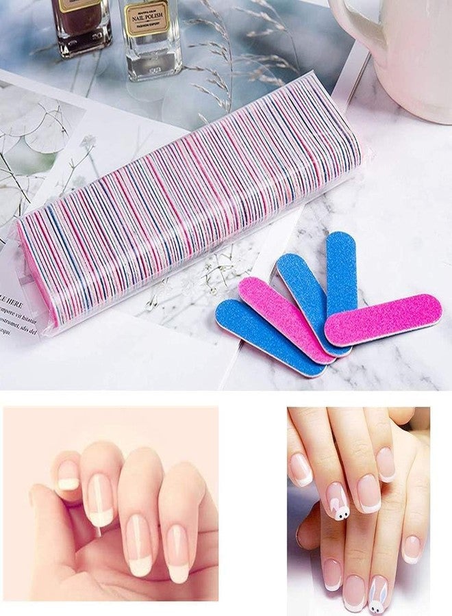 Sminakh Nail File 36 pcs (100/180) Grit Board Mini Nail Filer Set for Acrylic | Mini Filler For Nails | Natural Nails For professional Nail Art Use in Salons & Home - Image 2
