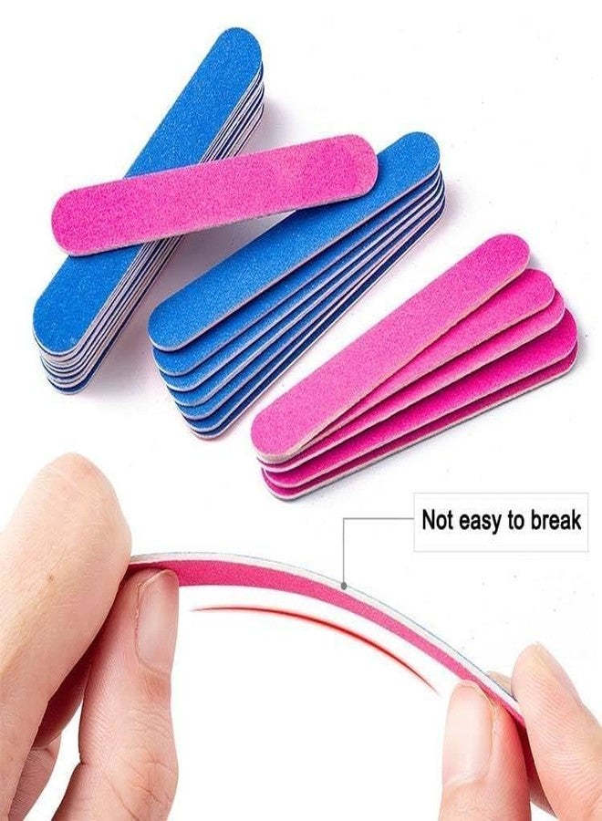 Sminakh Nail File 36 pcs (100/180) Grit Board Mini Nail Filer Set for Acrylic | Mini Filler For Nails | Natural Nails For professional Nail Art Use in Salons & Home - Image 3