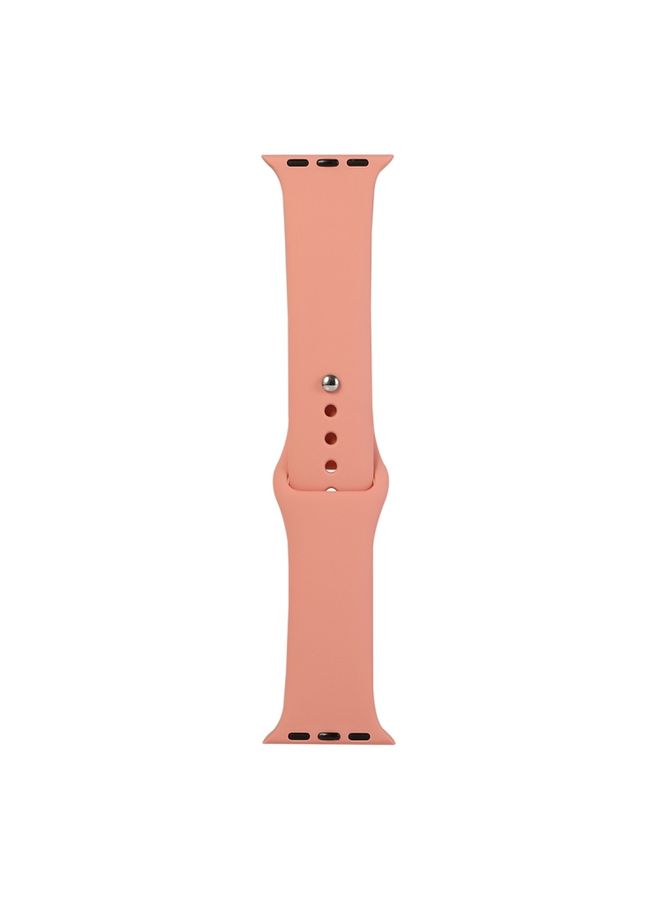 Replacement Strap For Apple Watch Ultra 49mm&Watch Ultra 2 49mm / Series 9&8&7 45mm / SE 3&SE 2&6&SE&5&4 44mm / 3&2&1 42mm Silicone Watch Band, Short Section female Begonia