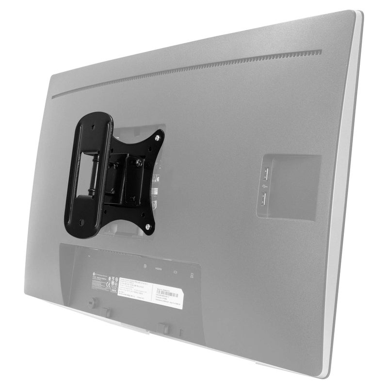 Mount-It! Small TV Wall Mount for 19â€“32 Inch Flat Screen TVs | Tilt and Swivel TV Wall Mount | Low Profile 2.4â€ Design | VESA 75x75 100x100 | Single Stud Installation | 44 lb Capacity - Image 2