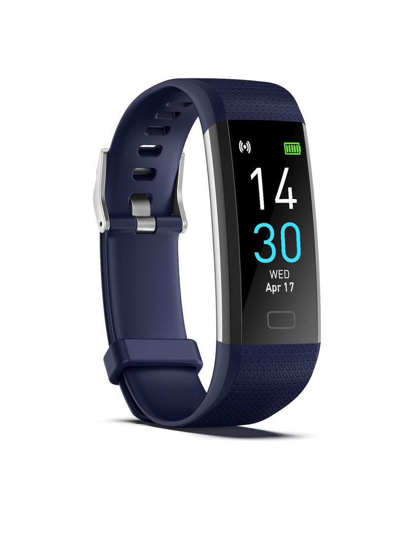 S5 Smart Bracelet, Waterproof Durable Smart Wrist Band Watch, USB Charging Lightweight Smart Health Watch With Blood Pressure Heart Rate Monitoring, (1pc, Blue) - Image 1