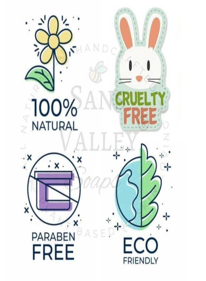 Sans Valley® Kids bath soap | Toy soaps | Handmade natural Cold Process soap for kids | Moisturising butter soap with Calendula for dry skin | Rose & Snow flake shapes | 90 grams each, Pack of 2 - Image 3