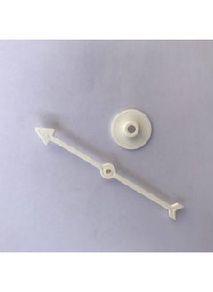 Generic Enlightenment Toy Rotating Plastic Pointer Parent-child Interactive Game Digital Dial Plastic DIY Teaching Pointer Accessories-Color:White White 100 Mm Long  - Image 1