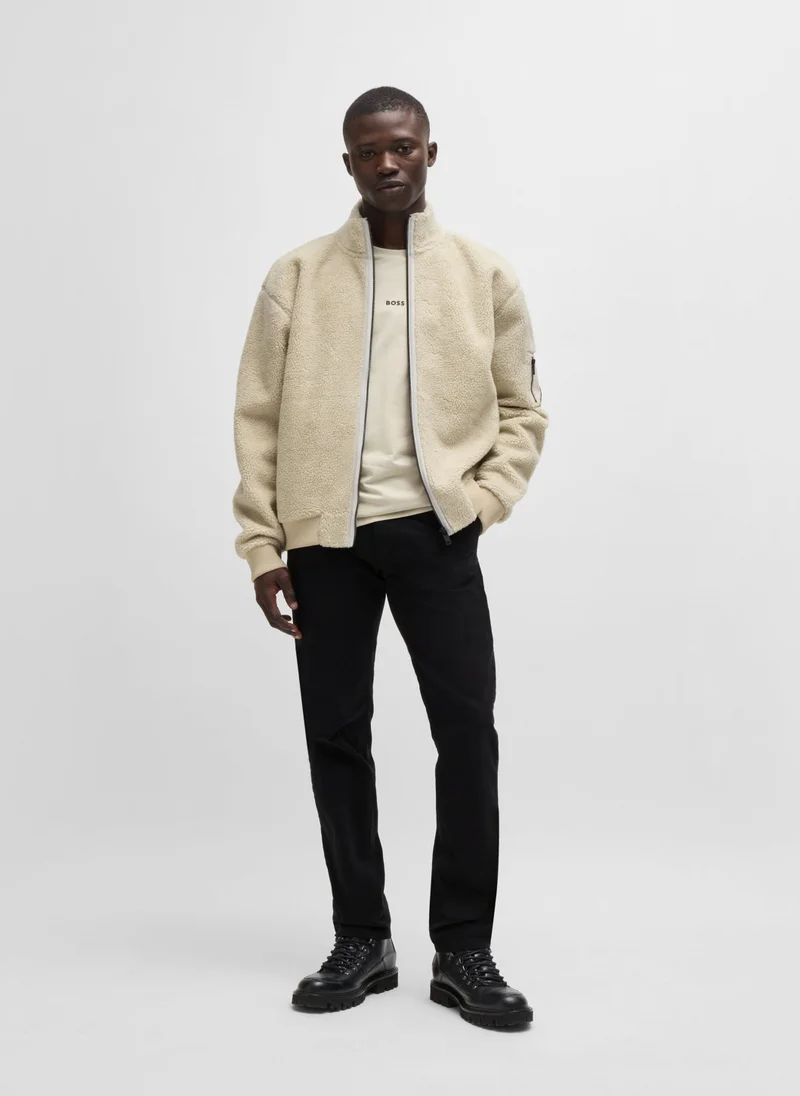 بوس Slim-fit chinos in stretch-cotton satin