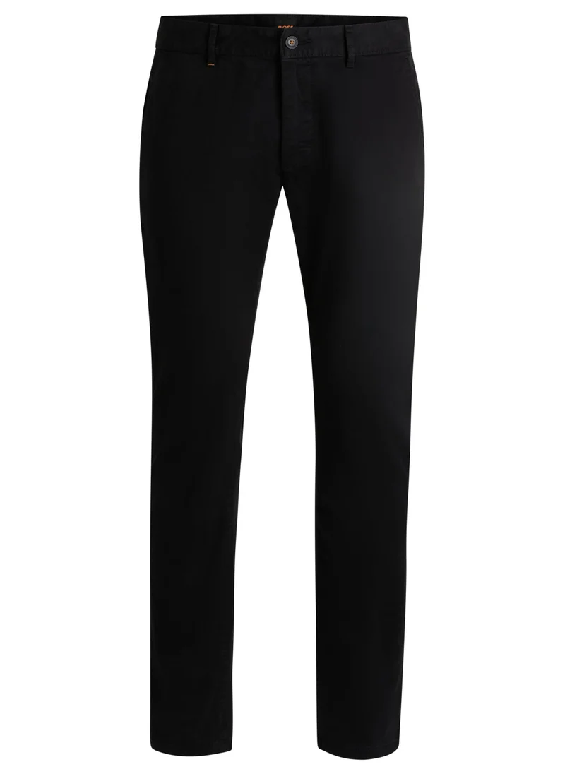 بوس Slim-fit chinos in stretch-cotton satin