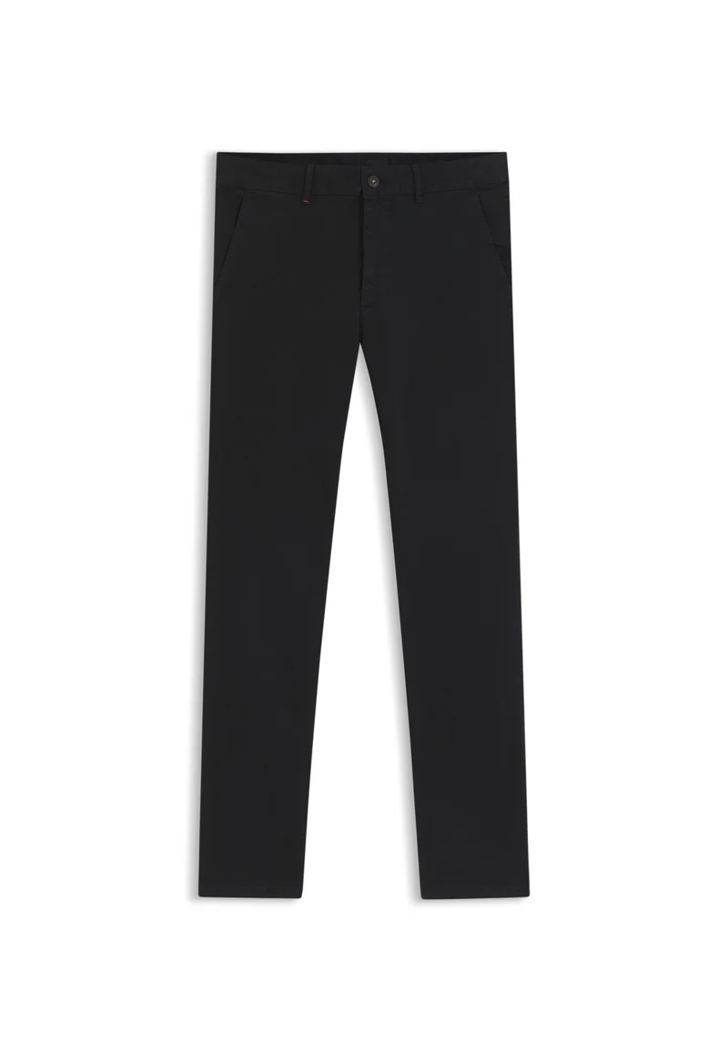 BOSS Slim-fit chinos in stretch-cotton satin