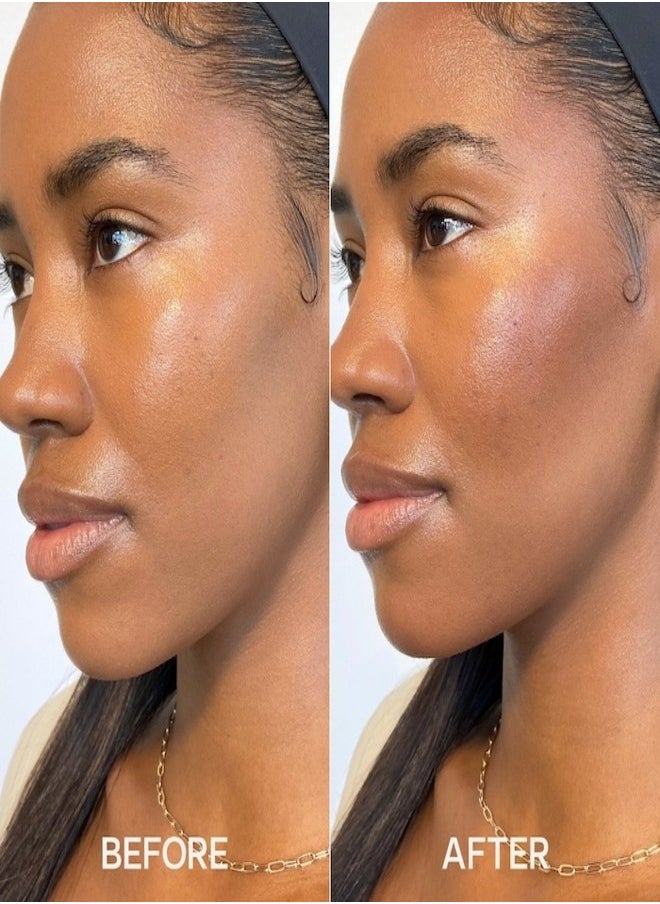 Saie SAIE Sun Melt Natural Cream Bronzer - Deep Bronze - a warm red shade for very dark skin tones 30ml | Lightweight, Blendable, Sun-Kissed Glow  - Image 3