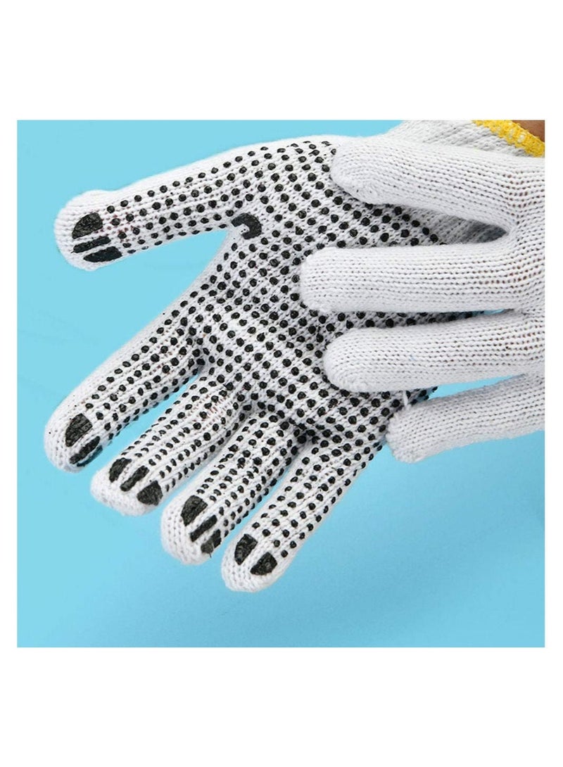Captaintech 5 Pairs of Skidproof Gloves Anti- Scald Thermal Insulation High Temperature Resistance Baking Gloves Garden Home Decoration Gloves for Man Woman (Random Color) - Image 2