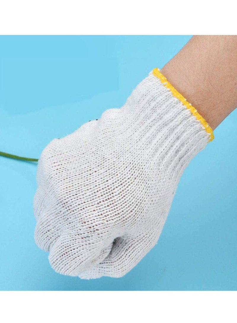 Captaintech 5 Pairs of Skidproof Gloves Anti- Scald Thermal Insulation High Temperature Resistance Baking Gloves Garden Home Decoration Gloves for Man Woman (Random Color) - Image 3